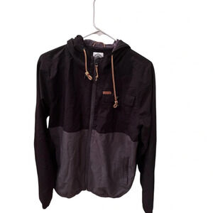 Voyager Men's black and grey rains jacket